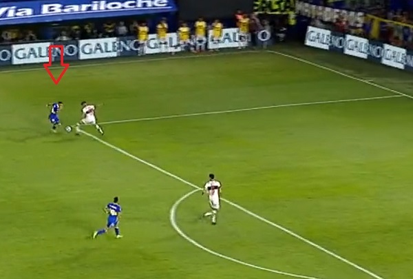 Corrida, enganche y golazo de Briasco para Boca - La Prensa Futbolera