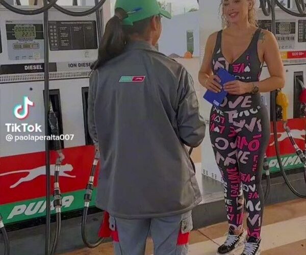 (VIDEO) CDE: Paola Peralta se presentó para trabajar en estación de servicio “hot”