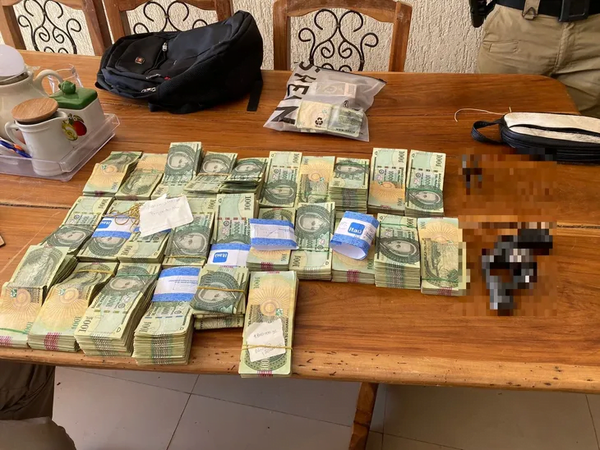 Incautan G. 289 millones y detienen a dos personas - Noticiero Paraguay