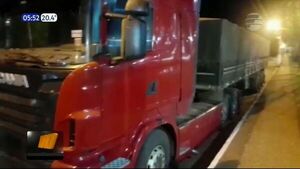 Dos hombres atrapados por asalto a un camión con toneladas de soja