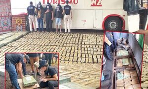 Incautan ómnibus de turismo con 1.095 kilos de marihuana que debía ser llevada a Uruguay – Diario TNPRESS