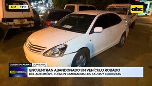 Encuentran abandonado un vehículo robado - ABC Noticias - ABC Color