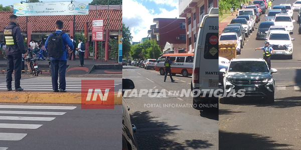 POLICÍA DE TRÁNSITO INTENSIFICARÁ CONTROLES Y ORDENAMIENTOS EN INSTITUCIONES EDUCATIVAS - Itapúa Noticias