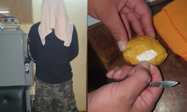 Siete años de prisión para guardiacárcel que intentó ingresar droga a penitenciaría