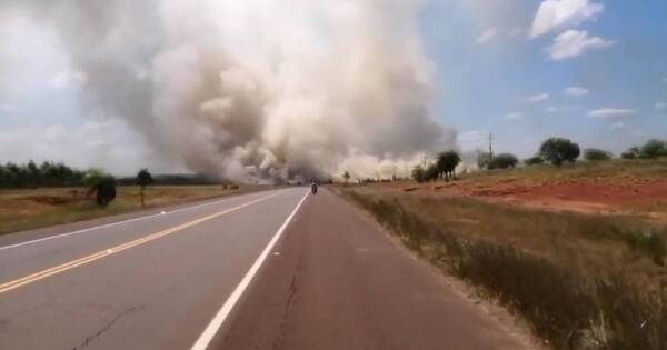 La Nación / Reportan incendio forestal que ya consumió más de 50 hectáreas en Misiones