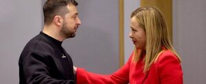 La primera ministra italiana Giorgia Meloni llegó a Ucrania - ADN Digital