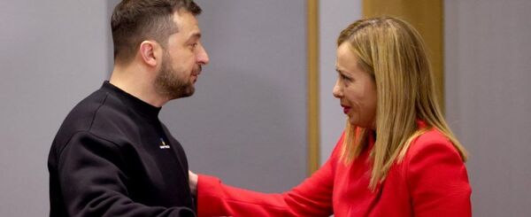 La primera ministra italiana Giorgia Meloni llegó a Ucrania - ADN Digital