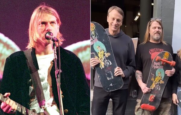 Réplicas del Skate pintadas a mano de Kurt Cobain son vendidas por Tony Hawk para caridad - Megacadena — Últimas Noticias de Paraguay