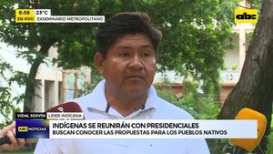 Indígenas se reunirán con presidenciales - ABC Noticias - ABC Color
