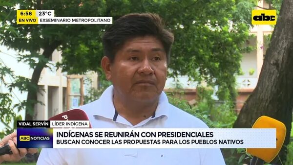 Indígenas se reunirán con presidenciales - ABC Noticias - ABC Color