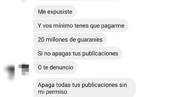 Ligó escrache por acoso y exigió indemnización