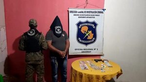 Exconvicto es detenido con pequeñas dosis de cocaína en su poder - Policiales - ABC Color