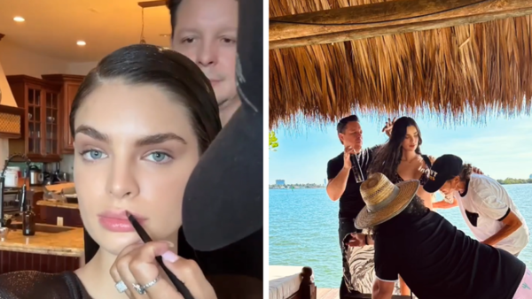 Nadia Ferreira volvió a las producciones de fotos