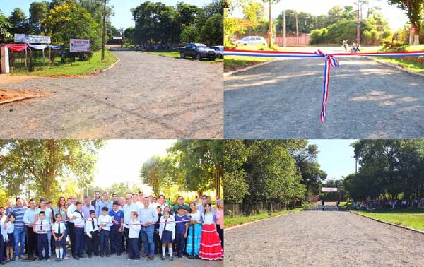 Empedrado inaugurado beneficia a alumnos, docentes y padres en Coronel Oviedo – Prensa 5