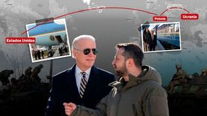 De cita romántica a zona de guerra: El viaje secreto de Biden a Ucrania
