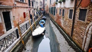 Diario HOY | Canales de Venecia casi secos por inusuales y prolongadas mareas bajas
