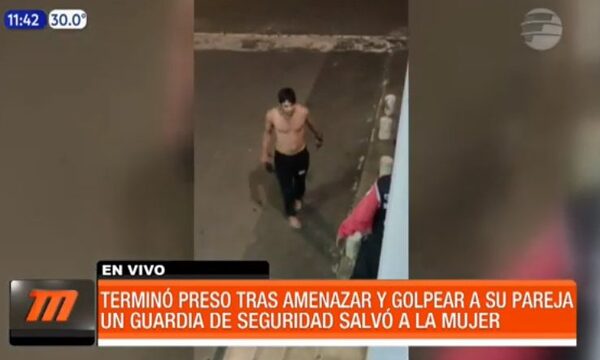 Terminó preso tras amenazar y golpear a su pareja | Telefuturo