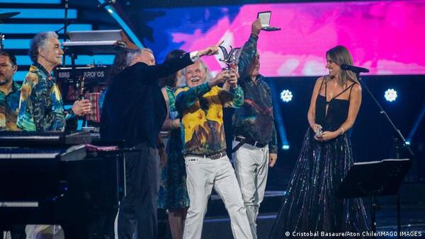 Los Jaivas reciben el máximo premio honorífico del Festival de Viña del Mar