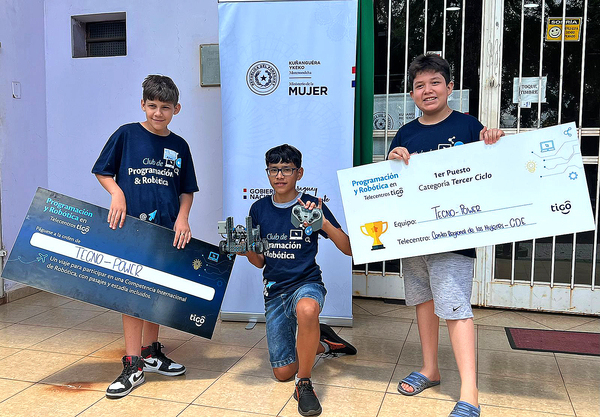 Niños esteños, campeones en competencia nacional de robótica - La Clave