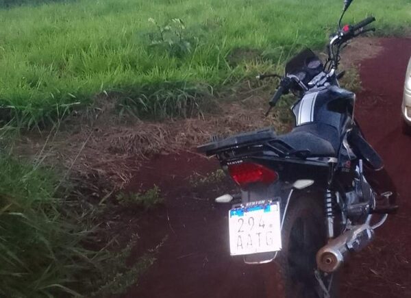 Recuperan motocicleta robada mediante GPS