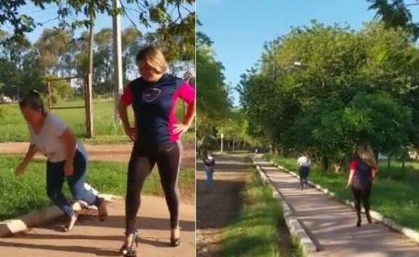 [VIDEO] Doñas ya están ensayando a full para la "carrera de tacones" en Concepción