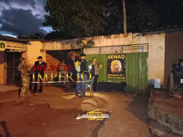 Allanamiento de la Senad en el barrio San Blas con acompañamiento de la Defensoría de la Niñez - Radio Imperio