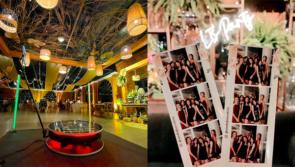 Sandia para romper el hielo: el emprendimiento de cabinas de fotos que anima los eventos