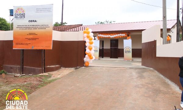 Municipalidad de CDE inauguró obras de refacción en una escuela básica del Km. 7 – Diario TNPRESS