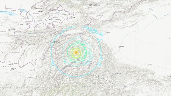 SE REGISTRA UN TERREMOTO DE MAGNITUD 7,2 EN TAYIKISTÁN, CERCA DE LA FRONTERA CON CHINA - Itapúa Noticias