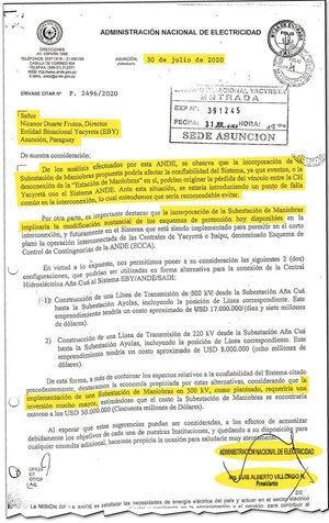 Extitular de la ANDE también advertía como riesgosa Estación de maniobras - Economía - ABC Color