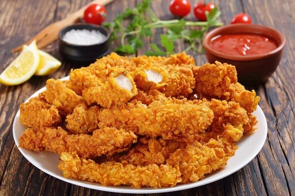 ¿Ganas de un snack? Prepará chicken fingers con salsa de kétchup - Gastronomía - ABC Color