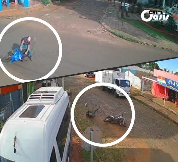 Persecución termina en accidente de tránsito
