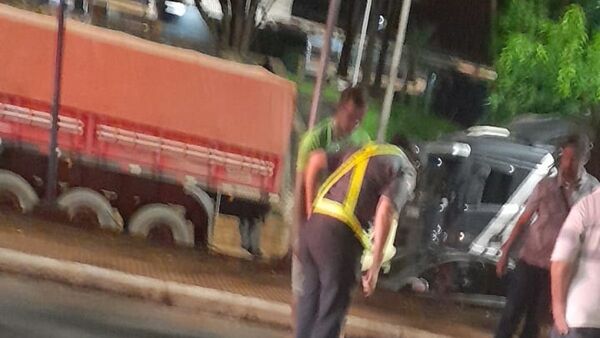 Conductor atropelló a agente de la Patrulla Caminera