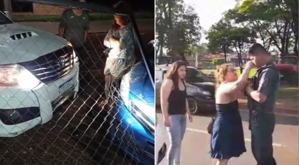 Diario HOY | Una vez más: Mujer que agredió a policía el año pasado, chocó de nuevo
