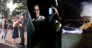 Una más de la señora de la Fortuner: Por tercera vez protagonizó un accidente - Noticiero Paraguay