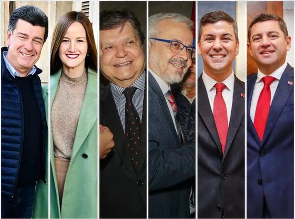 Candidatos a la presidencia y vicepresidencia de la República - Política - ABC Color