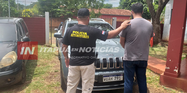 INCAUTARON VEHÍCULO DENUNCIADO COMO HURTADO EN BRASIL Y DETUVIERON A UNA PERSONA - Itapúa Noticias