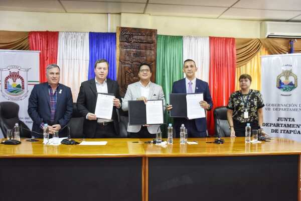 Fue firmado el Convenio Interinstitucional "Creación de la Red Departamental de Agua y Saneamiento en Itapúa"