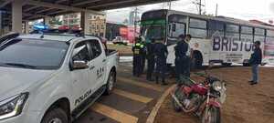 Diario HOY | Accidente en viaducto del Botánico involucra a bus de la Línea 48 y motocicleta