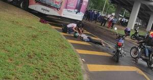 La Nación / Accidente en zona Botánico: ómnibus habría arrollado a una pareja a bordo de un biciclo