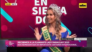 Recibimos a la flamante Lady Paraguay 2023 - Ensiestados - ABC Color