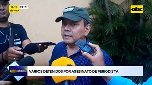 Varios detenidos por asesinato de periodista  - ABC Noticias - ABC Color