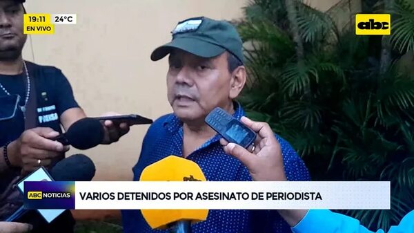 Varios detenidos por asesinato de periodista - ABC Noticias - ABC Color