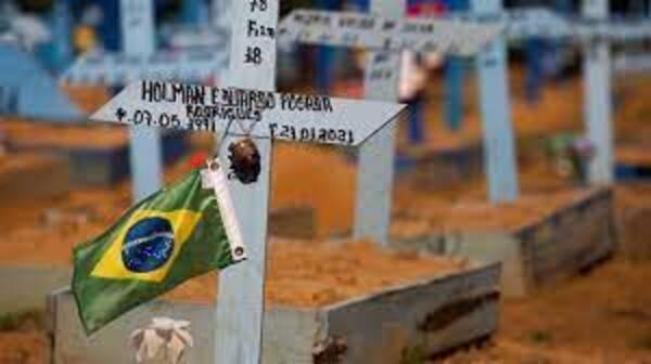 Covid: Brasil registra 891 muertes en 24 horas