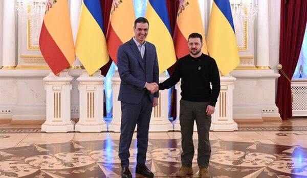 Pedro Sánchez llegó a Ucrania para transmitir el apoyo de España a Zelensky - ADN Digital