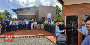 INAUGURARON LA COMISARÍA 117° DE EDELIRA KM 60 DURANTE ESTA MAÑANA - Itapúa Noticias