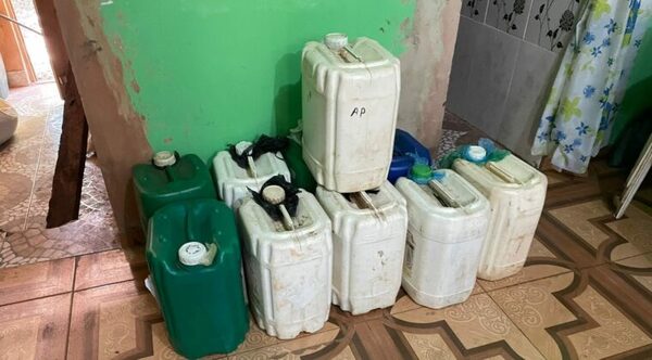 Incautan 600 litros de combustible en Misiones