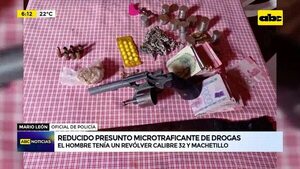 Reducido presunto microtraficante de drogas   - ABC Noticias - ABC Color