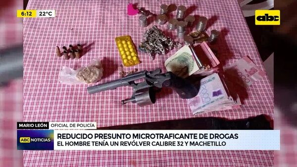 Reducido presunto microtraficante de drogas - ABC Noticias - ABC Color