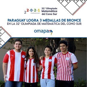 Paraguay logra tres medallas en Olimpiada Matemática del Cono Sur | 1000 Noticias